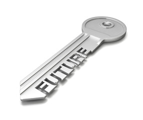 「future」と彫られた鍵
