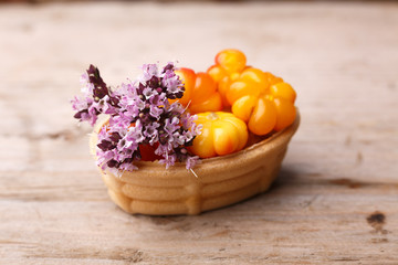 Cloudberry tart