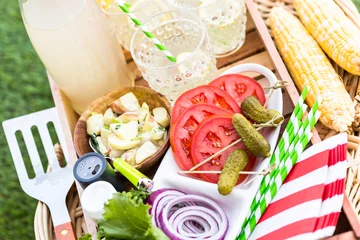Crédence de cuisine en verre imprimé Pique-nique Summer picnic
