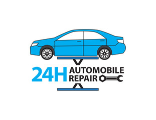 Car service,Auto mechanic working in garage, Repair service