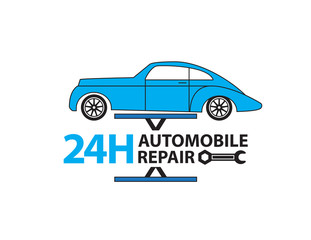 Obraz premium Car service,Auto mechanic working in garage, Repair service