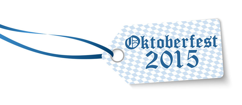 hangtag with text Oktoberfest 2015