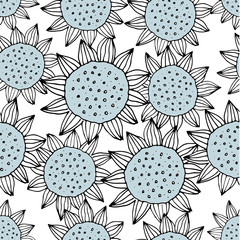 Floral seamless pattern for your design
