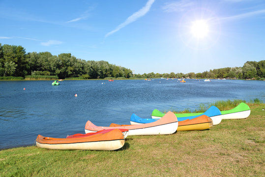 Canoe on beach