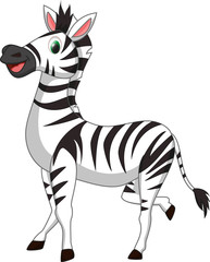 cute zebra  cartoon © wisnu_Ds