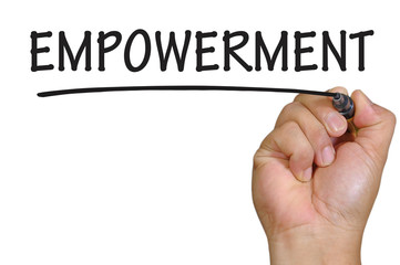 hand writing empowerment