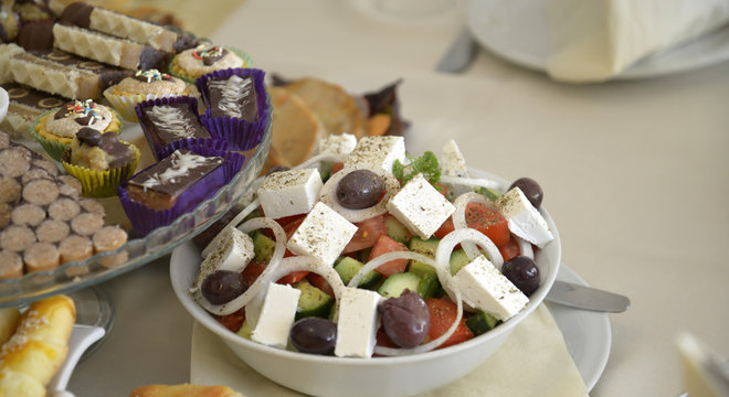 Delicious food on a table