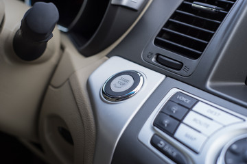 Obraz premium The ignition of the car