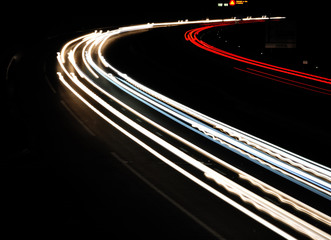 Autoroute de nuit