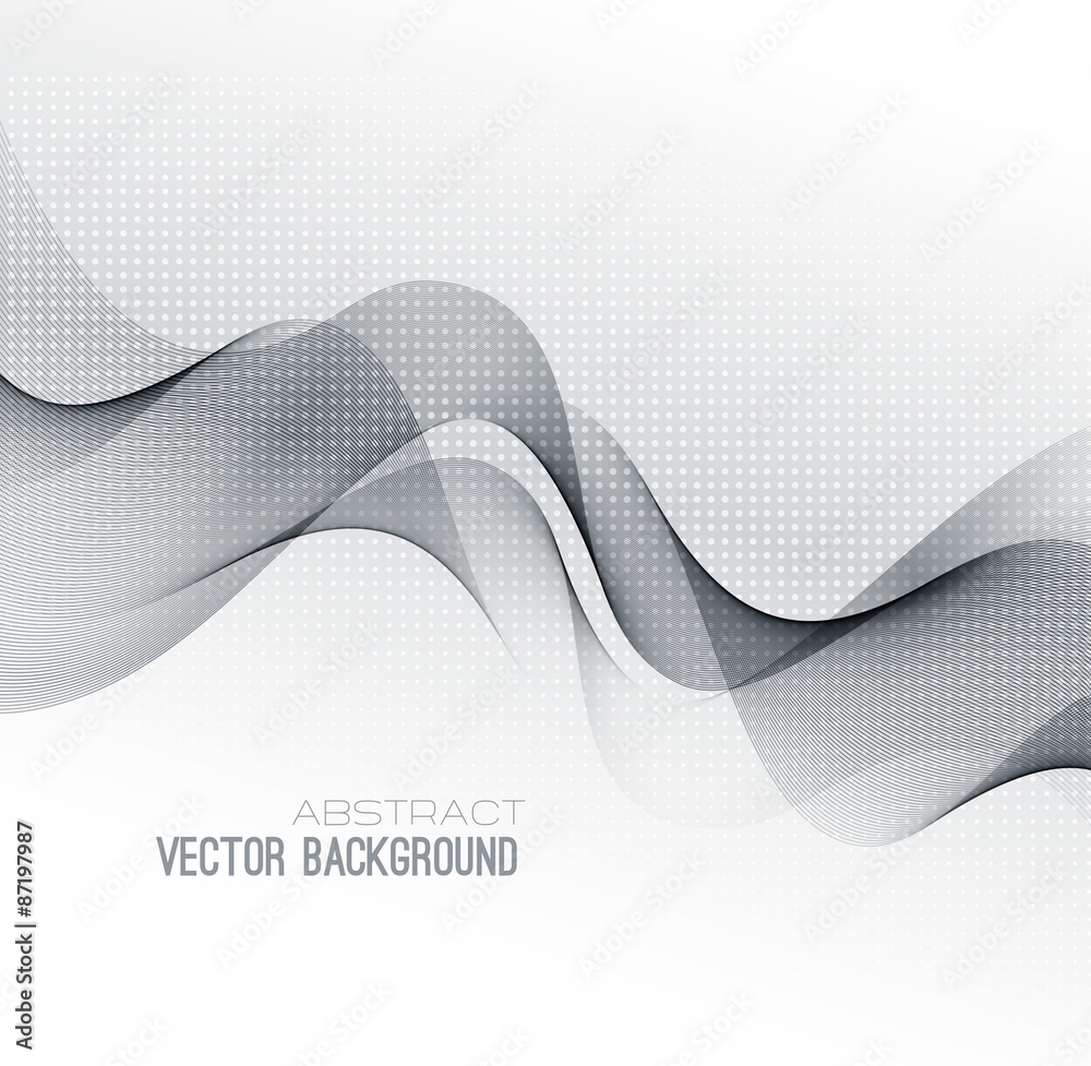 Poster Vector Abstract lines background. Template design