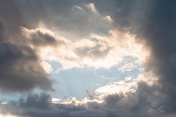 Naklejka na ściany i meble Sky and clouds - Stock Image.