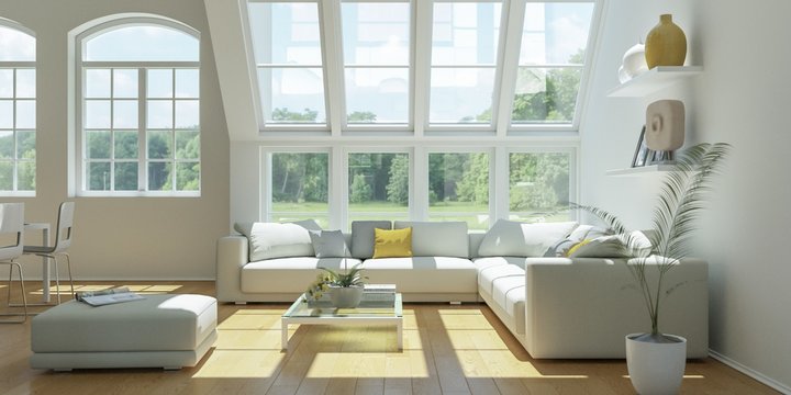 helle moderne Wohnung