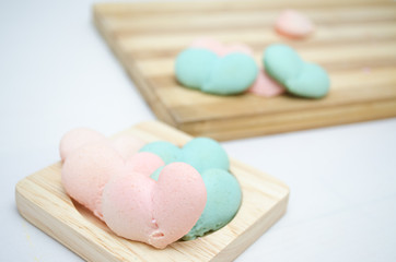 Tasty colorful macaroon