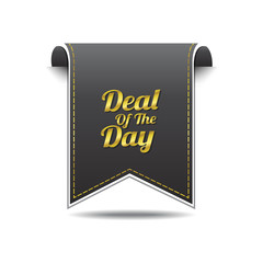 Deal Of The Day golden Vector Icon Design