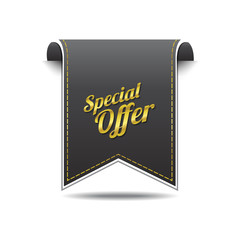 Special Offer golden Vector Icon Design