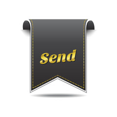 Send golden Vector Icon Design