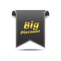 Big Discount golden Vector Icon Design