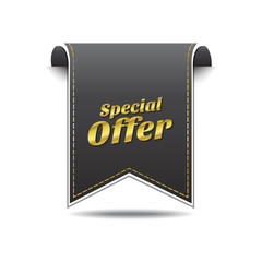 Special Offer golden Vector Icon Design