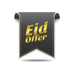 Eid Offer golden Vector Icon Design