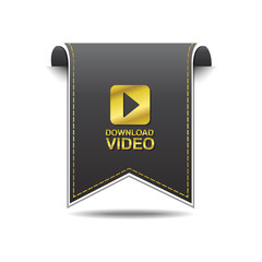 Download Video golden Vector Icon Design