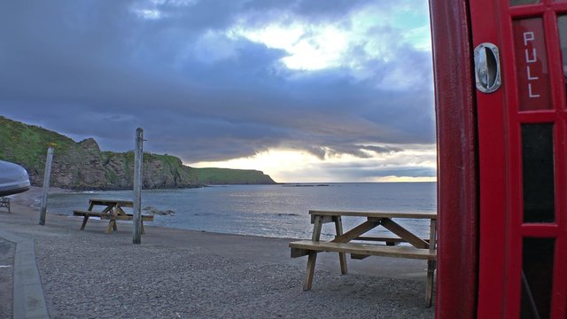Pennan - Aberdeenshire - Scotland - time lapse