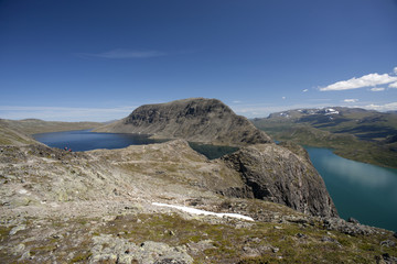 Besseggen Ridge in Jotunheimen National Park, Norway