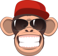 Fototapeta premium Happy monkey