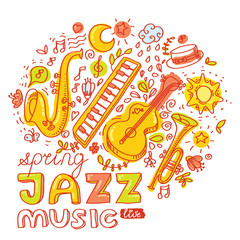Set of musical instruments