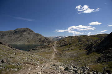 Besseggen Ridge in Jotunheimen National Park, Norway