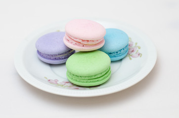 Tasty colorful macaroon