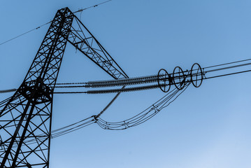 high-voltage power line