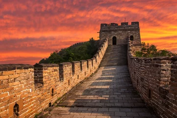 Selbstklebende Fototapete Chinesische Mauer Die grosse Mauer