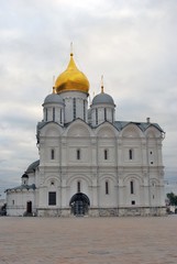 Fototapeta na wymiar Moscow Kremlin. Archangels church. UNESCO World Heritage Site.