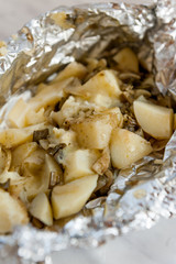 Baked potatoes