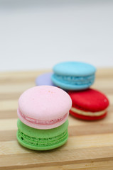 Tasty colorful macaroon