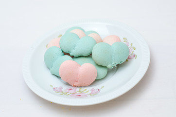 Tasty colorful macaroon
