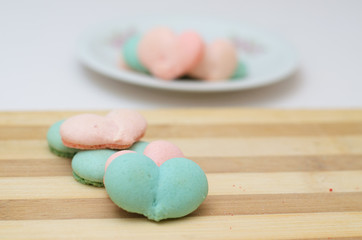 Tasty colorful macaroon