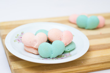 Tasty colorful macaroon
