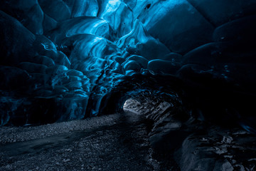 Ice caves in Iceland