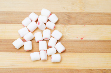 Fototapeta na wymiar little marshmallows