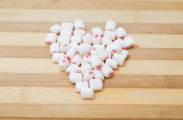 Fototapeta na wymiar little marshmallows