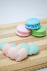 Tasty colorful macaroon