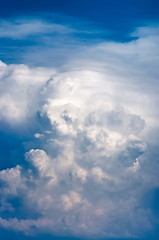 the sky and the storm front