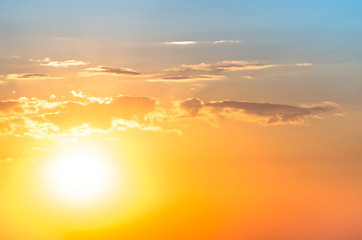 background of the rising sun