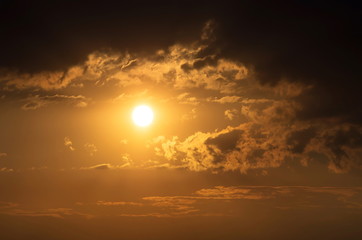 beautiful evening sky
