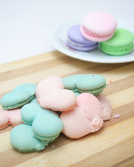 Tasty colorful macaroon