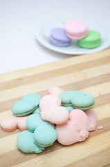Tasty colorful macaroon