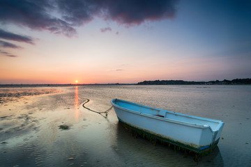 Sunset at Sandbanks in Poole