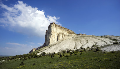 Fototapeta na wymiar White rock.Crimea