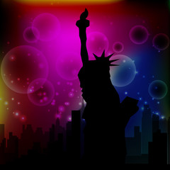 new york abstract background